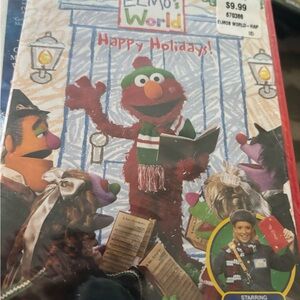 Elmo's World Happy Holidays DVD — Red Elmo with Green Scarf
